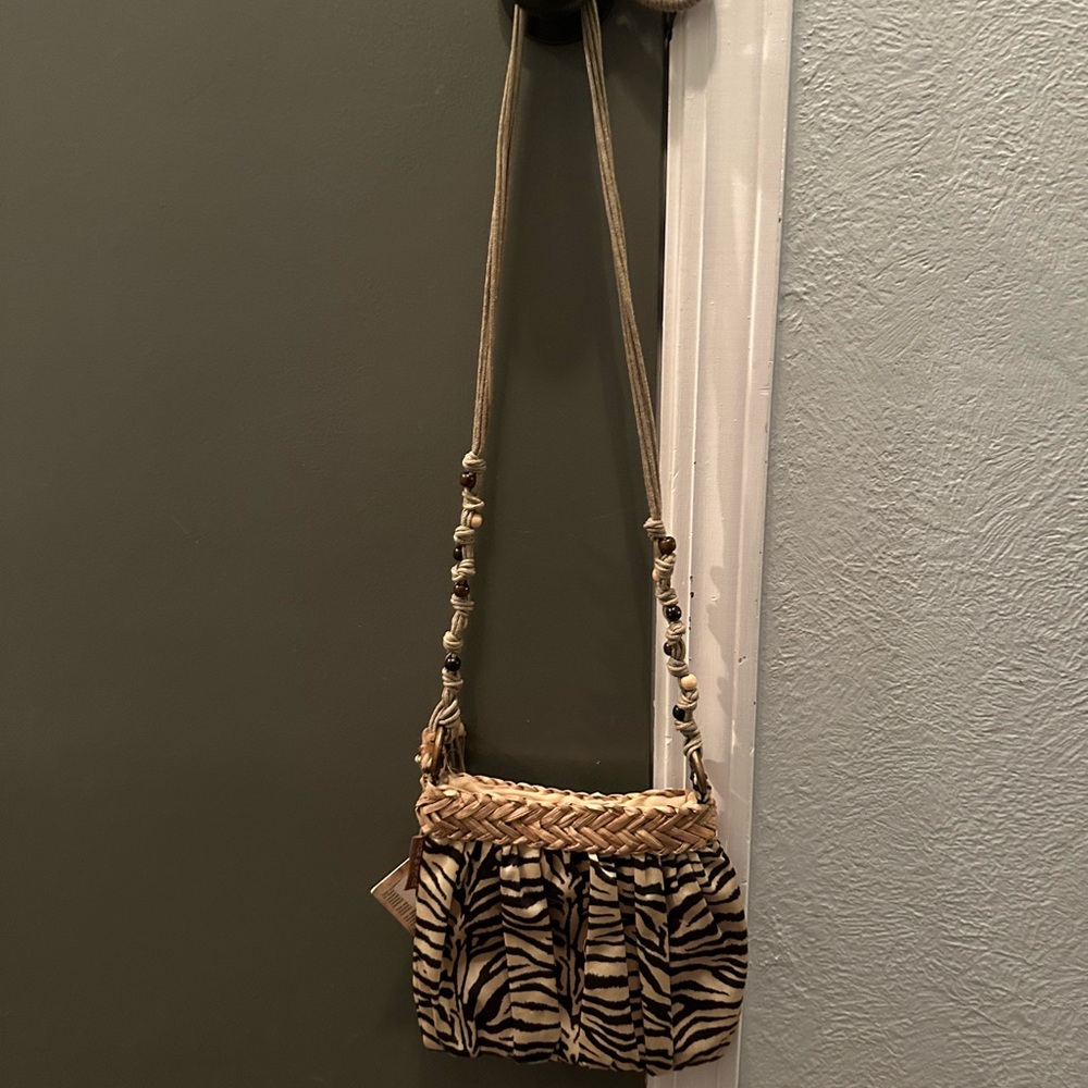 Zebra crossbody bag